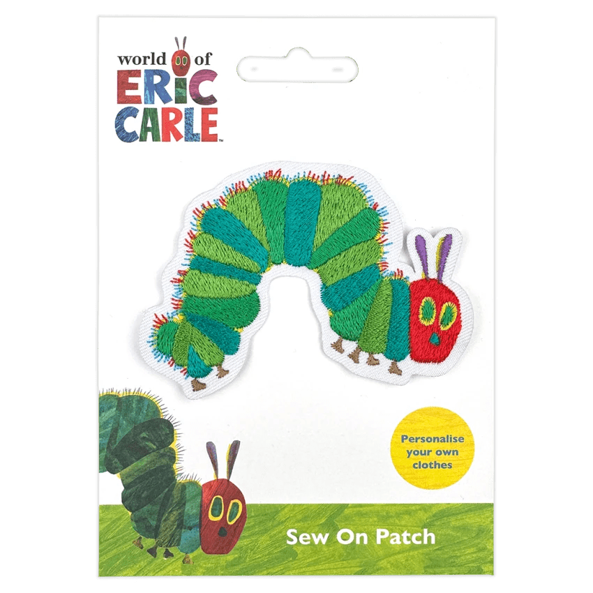 Caterpillar Sew / Iron On Patch - The Very Hungry Caterpillar - Diavazo Greek Books
